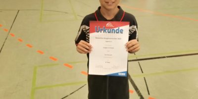Leo Strauch beim Hessischen Endranglistenturnier 2022